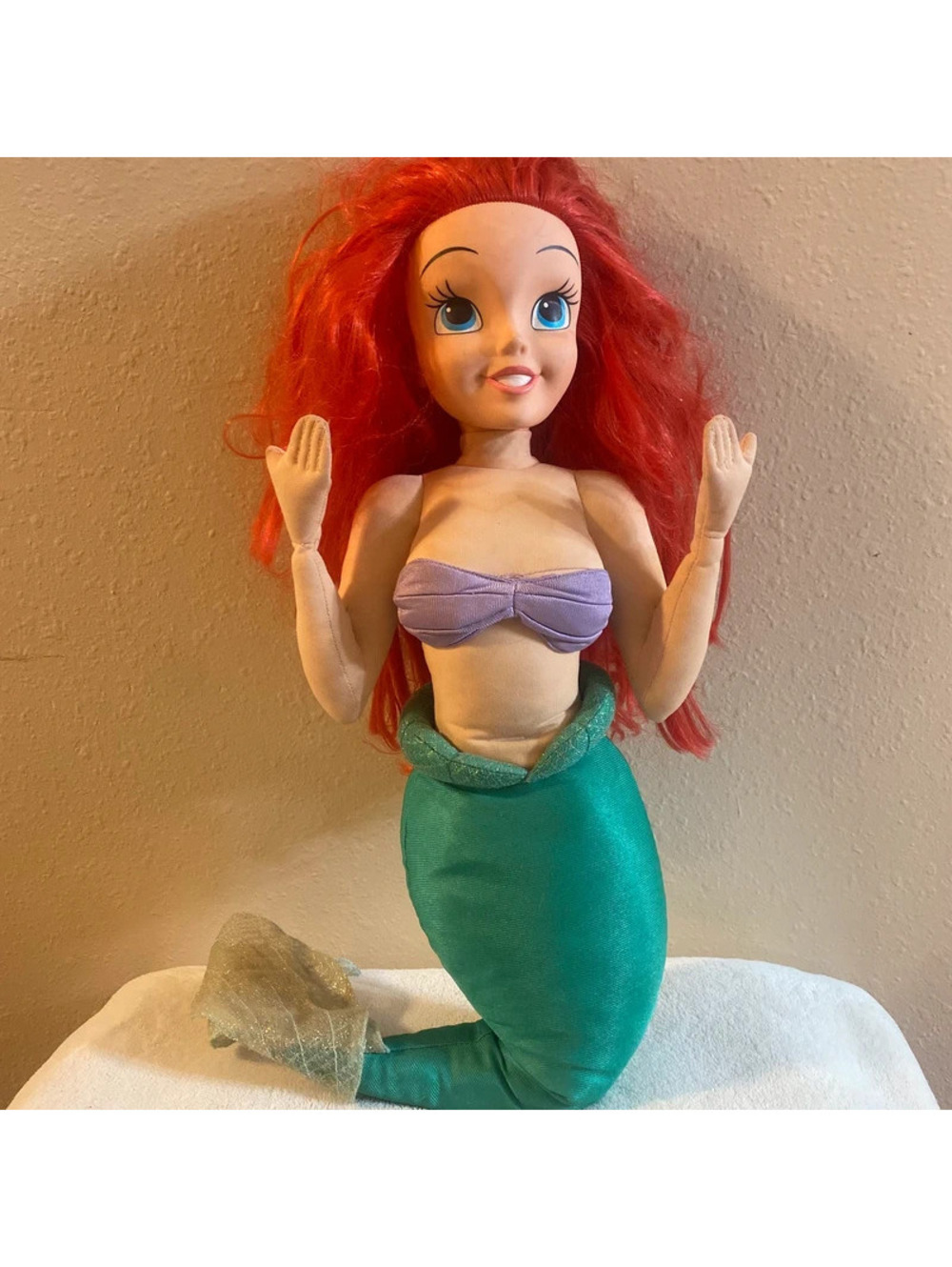 Vintage 1989/1990 Disney The Little Mermaid Ariel Plush by Applause